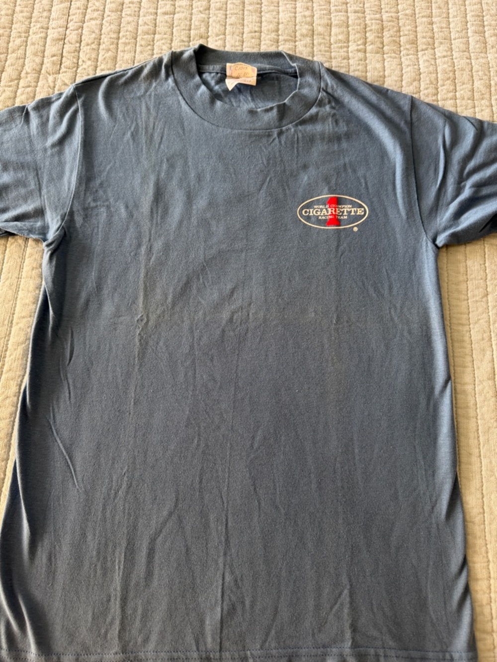 Champion Dark Blue Short-Sleeve Small Logo Tee